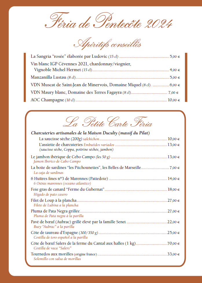 menu feria 2024 2