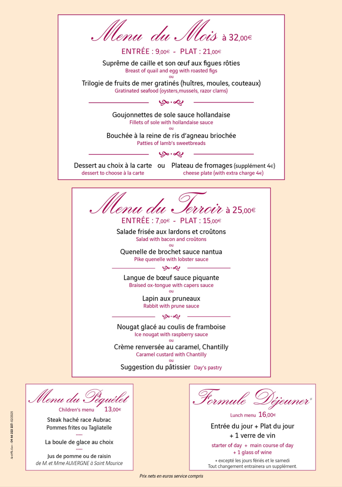 menu fev 25