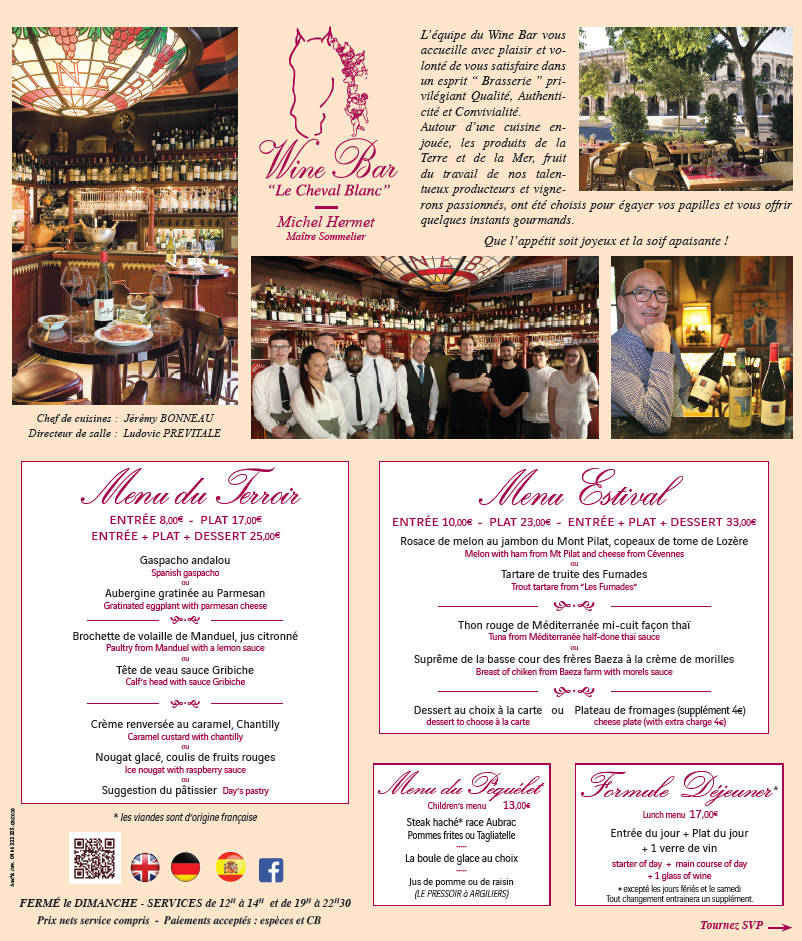 menu estival 2026